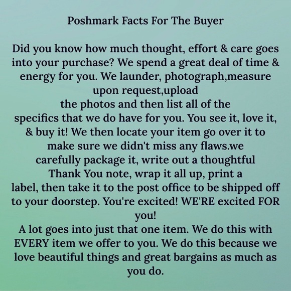 A GREAT MUST READ - A POSHMARK GUIDE FOR ALL SHOPPERS - Picture 6 of 6